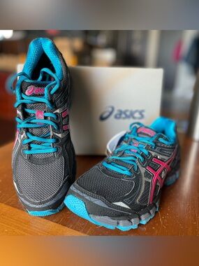 Asics GT 2000 - G-TX GEL Women’s Running Shoes Black/Teal and Pink Accents